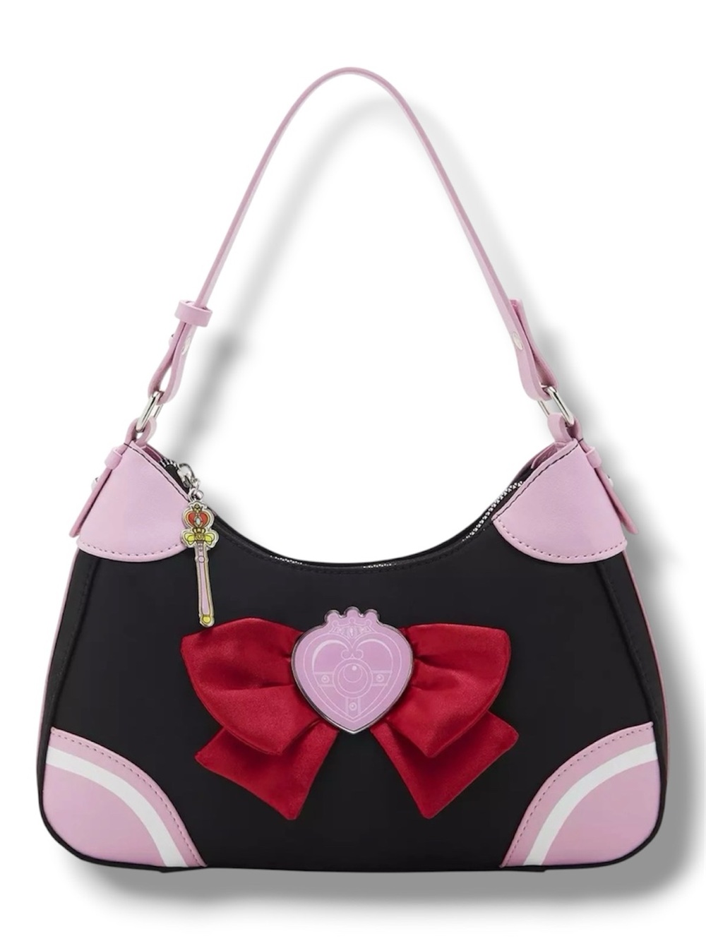 Sailor Moon Pretty Guardian Bow Charm Shoulder Bag - NWT